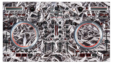 Numark NS 6 Skin Silvercrush